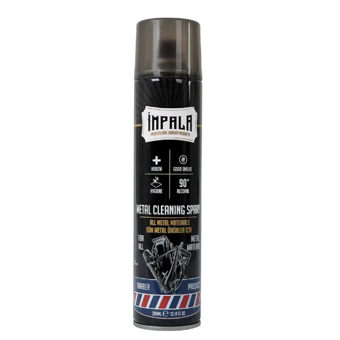 Impala Metal Cleaning Spray, Cleaning Spray for Shaving Razors Beard Hair Trimmers Scissors Head Shaver Blades