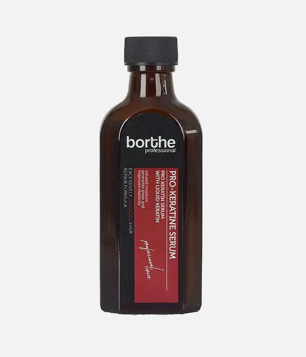 Borthe Professional Pro-Keratin Hair Serum.