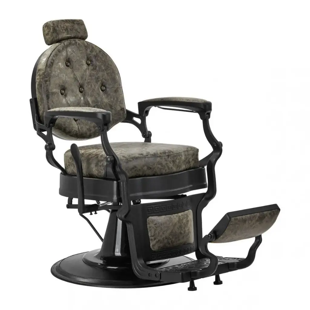 Gabbiano President barber chair with a vintage design.