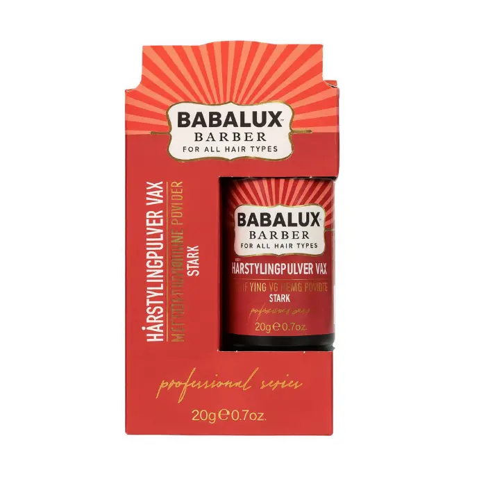 Babalux Barber Hair Styling Powder Wax – Strong Hold (20g)