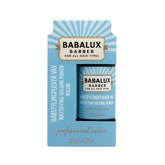 Babalux Barber Hair Styling Powder Wax – Strong Hold (20g)