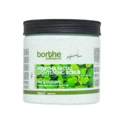 Borthe Mentha Facial Whitening Facial Scrub Deep Cleansing 500g
